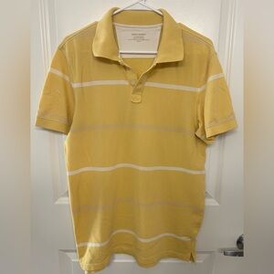 Send Offer | Banana Republic Fitted Polo in Mustard Stripe (M)